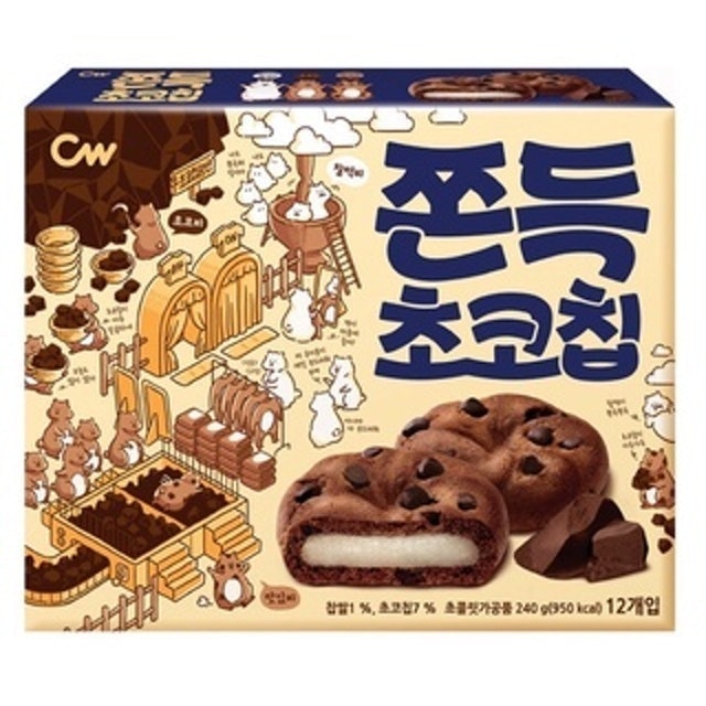 Bánh Quy Socola Chip Nhân Mochi  1