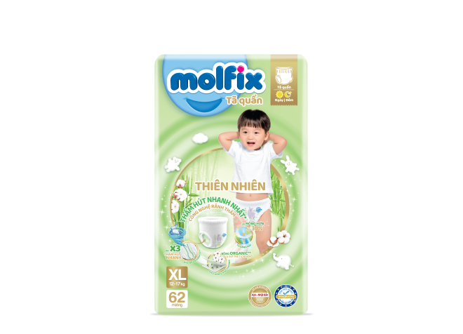  Tã Quần Thiên Nhiên Molfix Ultra  4