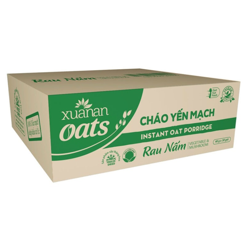 Cháo Yến Mạch Rau Nấm Xuân An 2