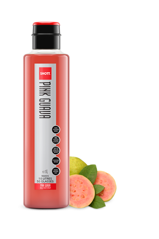 Siro Đá Bào SHOTT Pink Guava 1