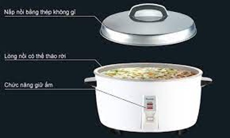 Nồi Cơm Điện Cơ Nắp Rời 3