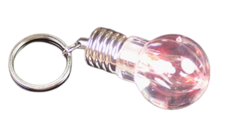 Móc Khóa Bóng Đèn Tự Đổi Màu 1