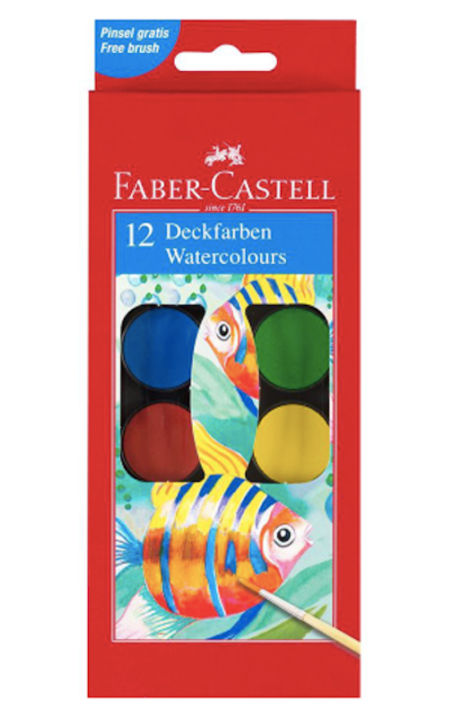 Màu Nước Dạng Bánh Faber Castell 1