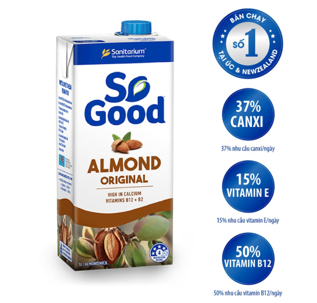 Sữa Hạt Hạnh Nhân So Good 1L 1