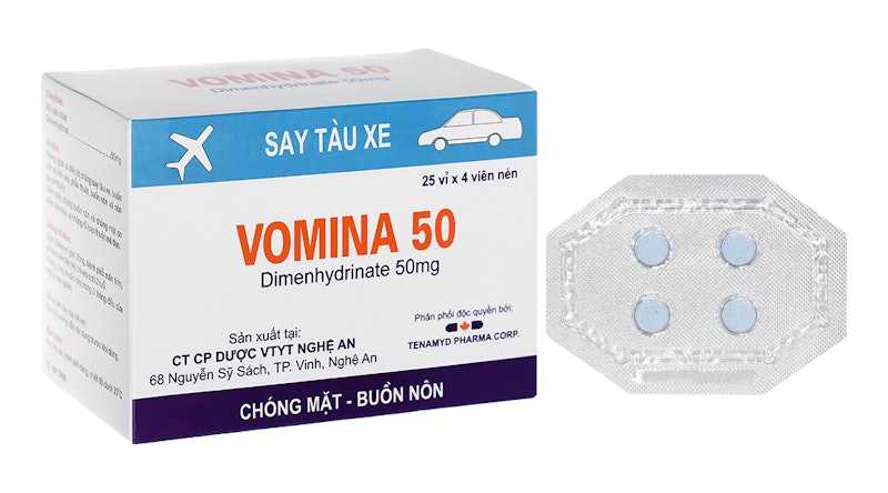 Thuốc Chống Say Xe Vomina 1