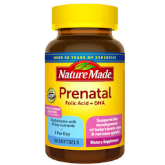 Viên Uống NatureMade Prenatal Folic Acid DHA
