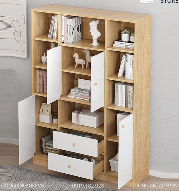 Tủ Sách Nhiều Ngăn SIB Decor 2