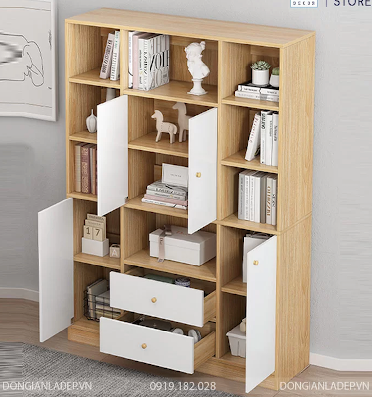 Tủ Sách Nhiều Ngăn SIB Decor 2