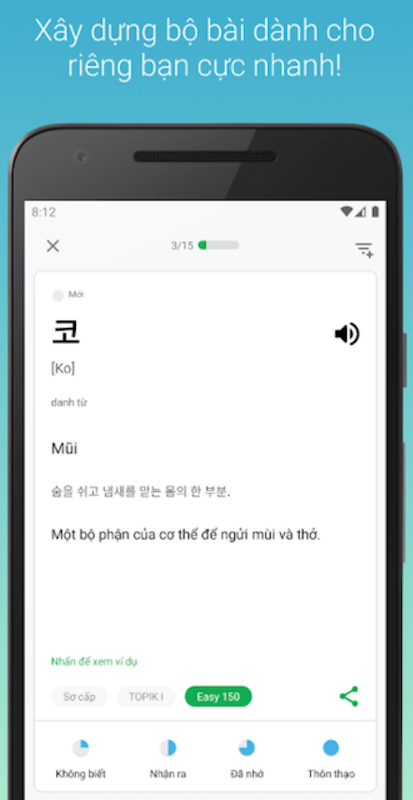 Từ Vựng, Flashcards Cho Tiếng Hàn 2