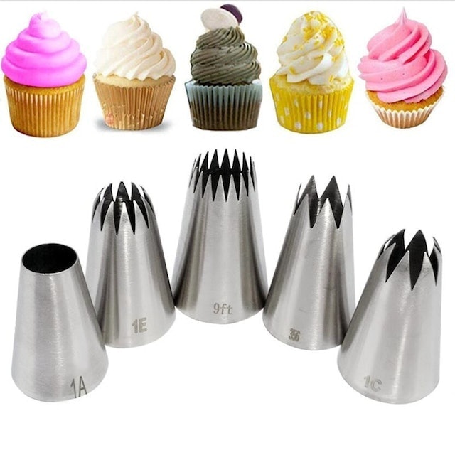 Bộ 5 Đui Bắt Kem Trang Trí Cupcake 1