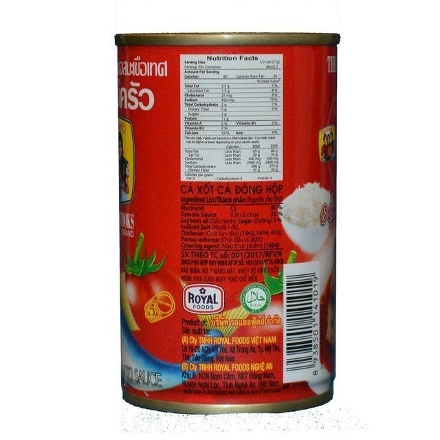 Cá Hộp Xốt Cà 3 Cô Gái  3