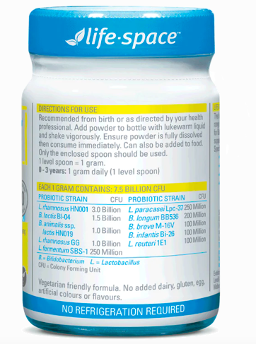 Men Vi Sinh Life Space Probiotic Powder For Baby 2