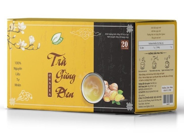Trà Gừng Đen Ogatea 1