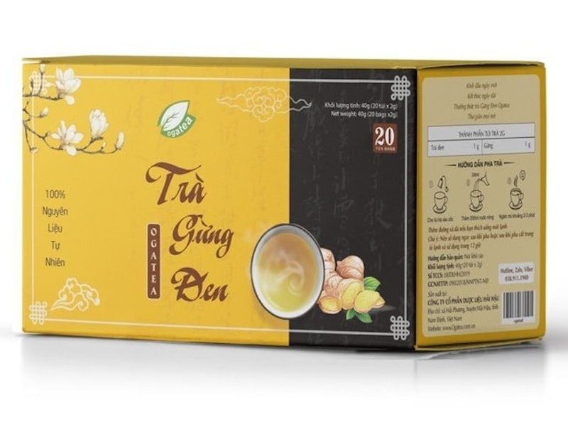 Trà Gừng Đen Ogatea 1