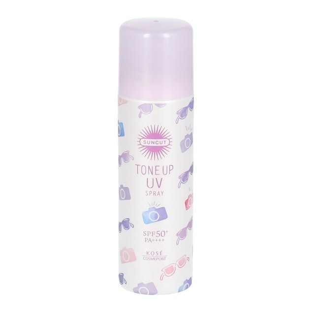 Xịt Chống Nắng Kose Suncut Tone Up UV Spray Sakura 1