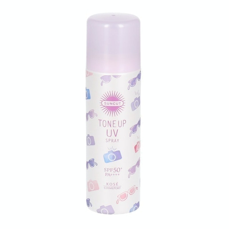 Xịt Chống Nắng Kose Suncut Tone Up UV Spray Sakura 1