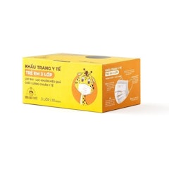Khẩu Trang Trẻ Em Bông Bạch Tuyết