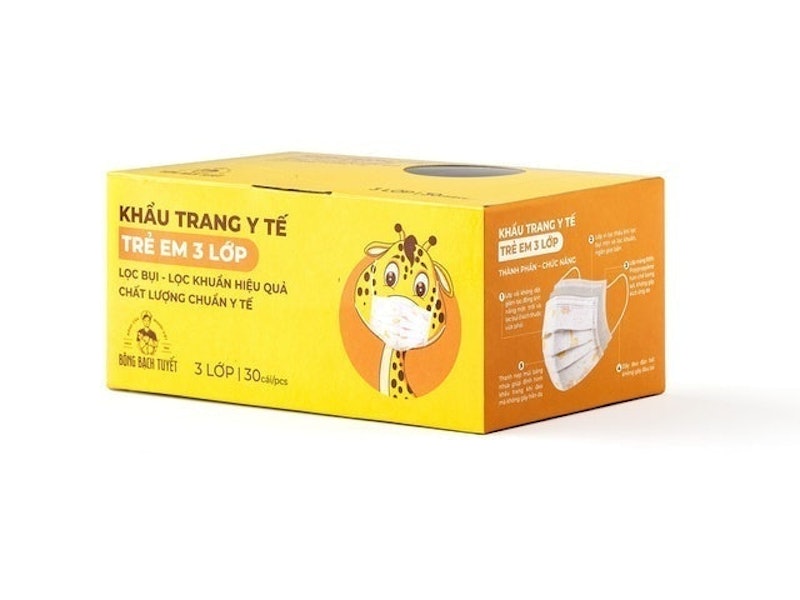 Khẩu Trang Trẻ Em Bông Bạch Tuyết 1