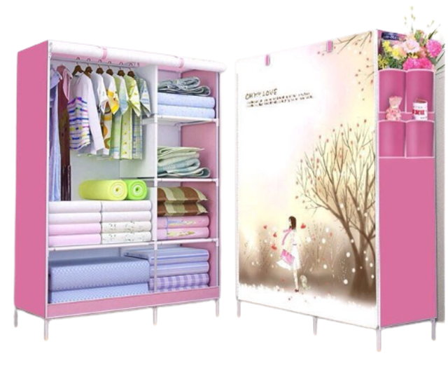 Tủ Vải 3D 2 Buồng 6 Ngăn 2
