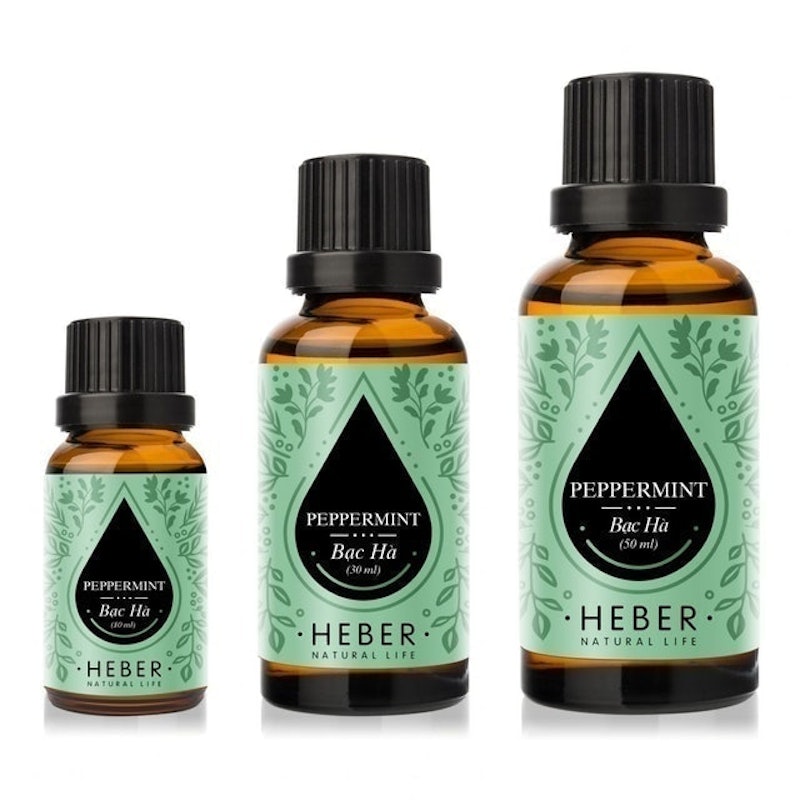 Tinh Dầu Bạc Hà Xông Phòng Heber Natural Life 2