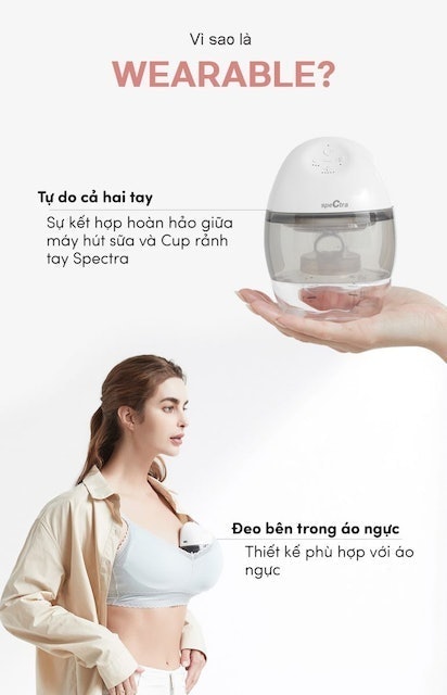 Máy Hút Sữa Không Dây Wearable 2