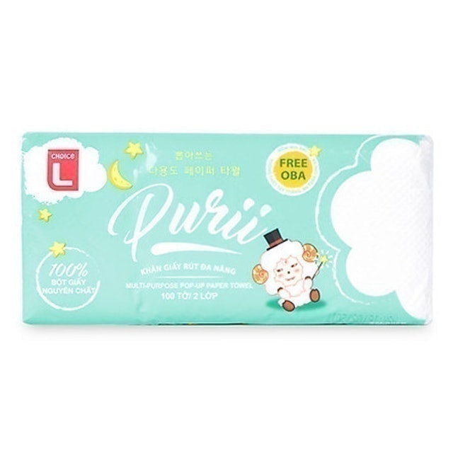 Khăn Giấy Purii Choice L  1