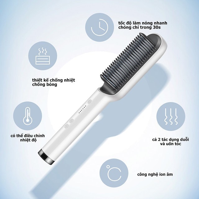 Lược Điện K-SKIN Tạo Kiểu 2 Trong 1 2
