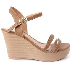 Giày Sandal Đế Xuồng Cao Gót