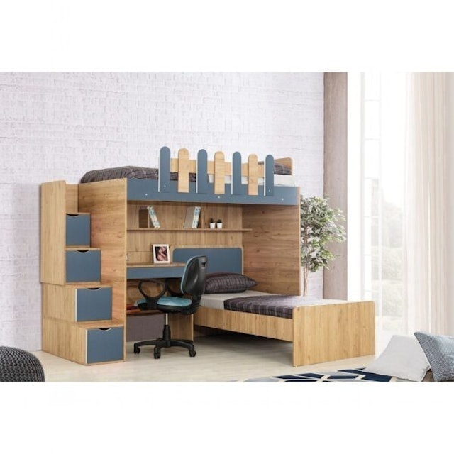 Giường Tầng Gỗ Hiện Đại Cho Bé SMLIFE Saovo 4