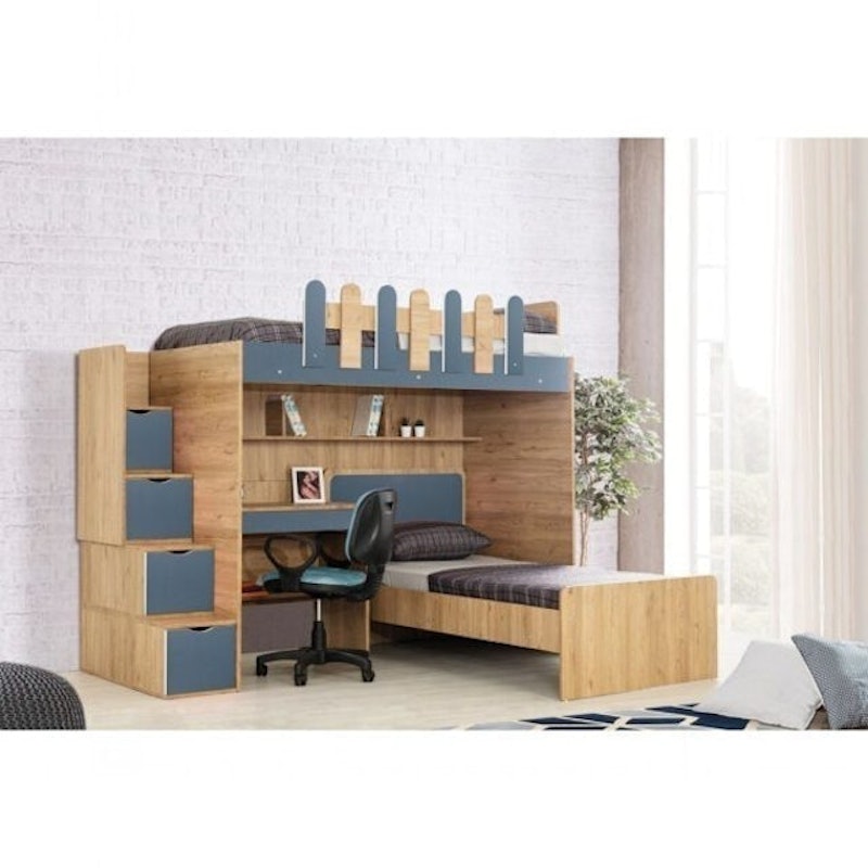 Giường Tầng Gỗ Hiện Đại Cho Bé SMLIFE Saovo 4