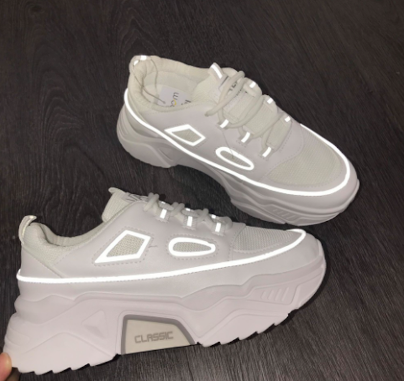 Giày Sneaker Đế Cao Quai Dán 2