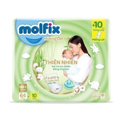 Miếng Lót Sơ Sinh Molfix Super Jumbo
