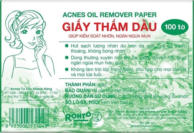 Giấy Thấm Dầu Acnes 2