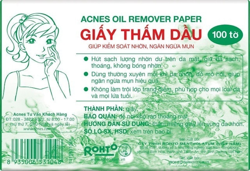 Giấy Thấm Dầu Acnes 2