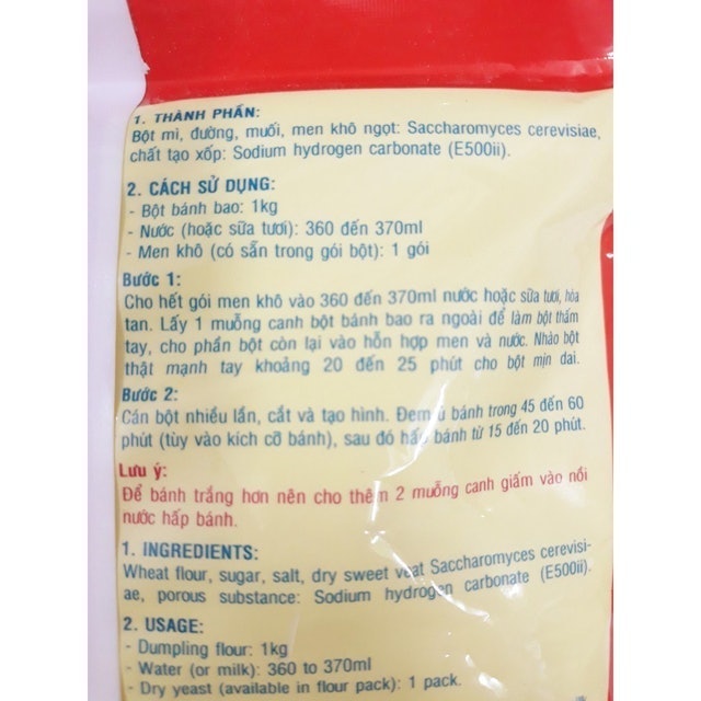 Bột Bánh Bao Thành Phát 2