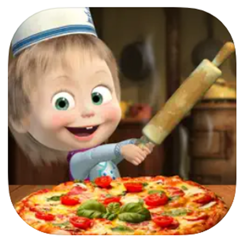 Masha và Gấu: Trò Chơi Pizza! 1