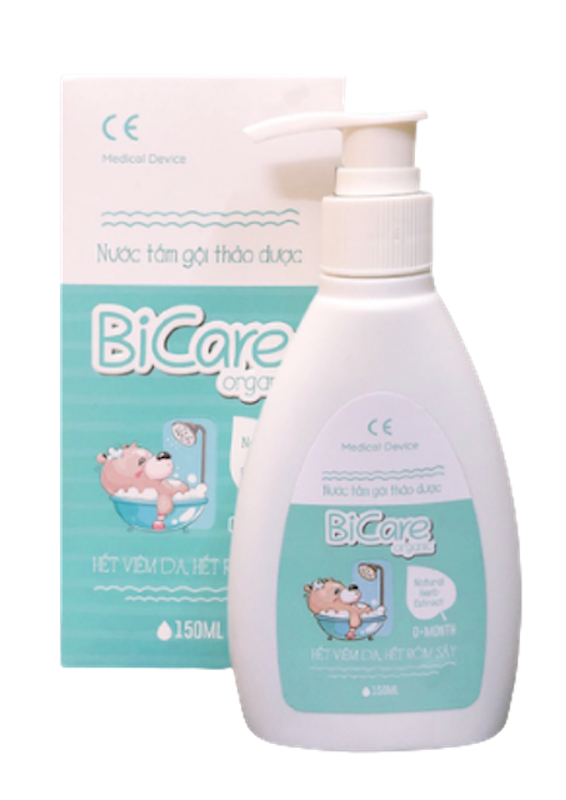 Sữa Tắm Gội Thảo Dược Organic Bicare 1