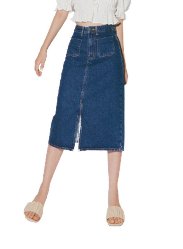 Chân Váy Jeans Midi LIBÉ 1