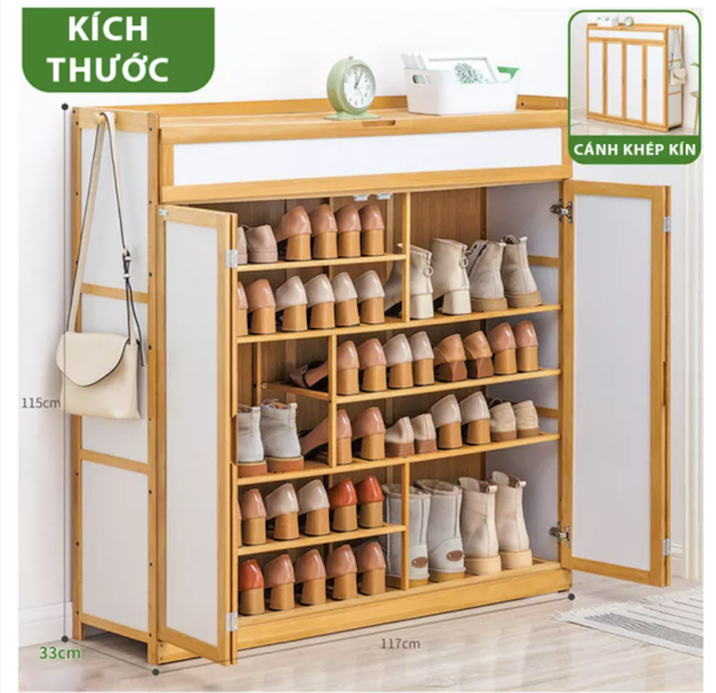 Tủ Giày Gỗ Vango 5