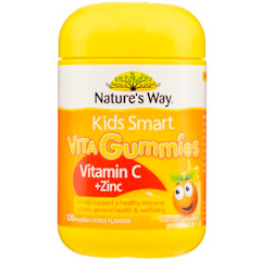 Kẹo Dẻo Nature’s Way Kids Smart Vitamin C+Zinc