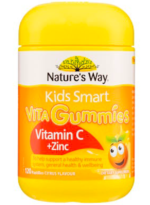 Kẹo Dẻo Nature’s Way Kids Smart Vitamin C+Zinc 1