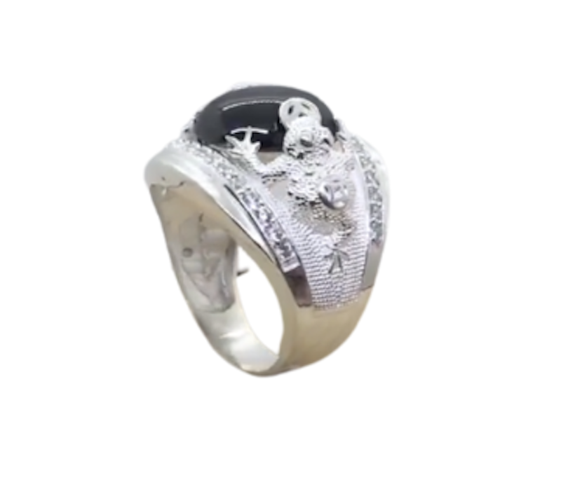 Nhẫn Bạc Nam Cóc Ngậm Tiền 1