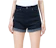 AAA Jeans Quần Short Jean Nữ Đen Lưng Cao Lật Line 1