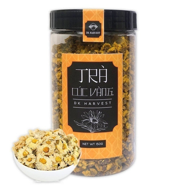 Trà Hoa Cúc Vàng Sấy Khô Nguyên Bông (150g) 1