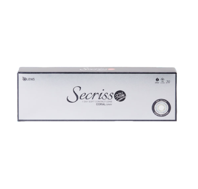 Kính Giãn Tròng Secriss 3Con 1 Day Solf Contact Lens 1