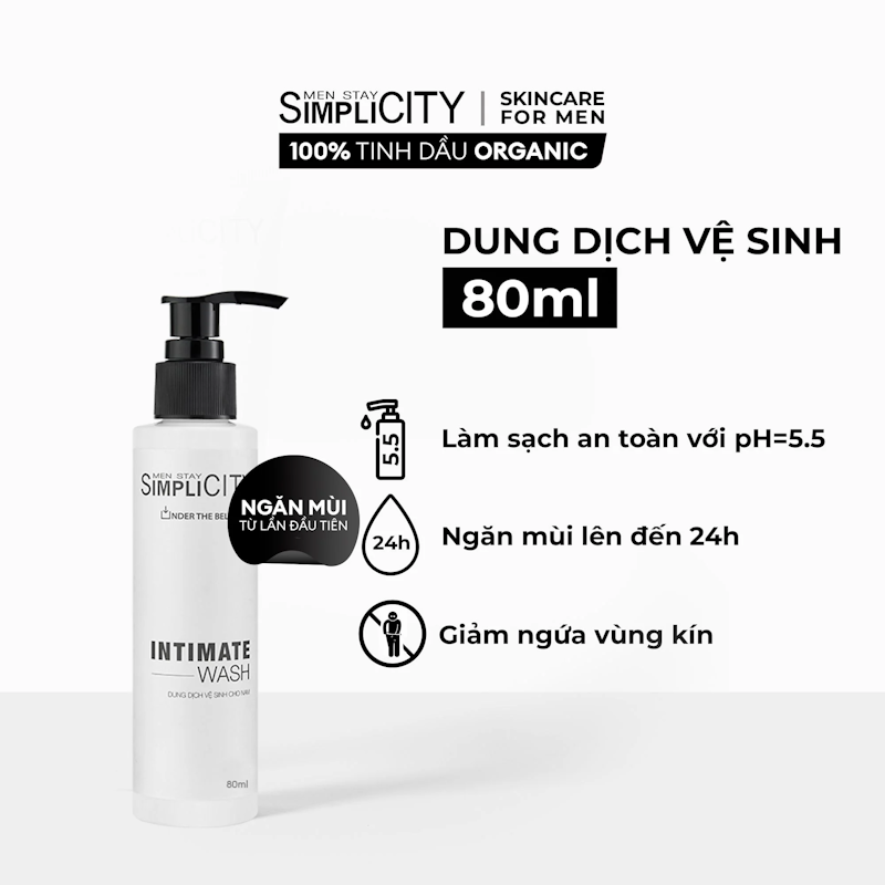 Dung Dịch Vệ Sinh Nam Men Stay Simplicity 2