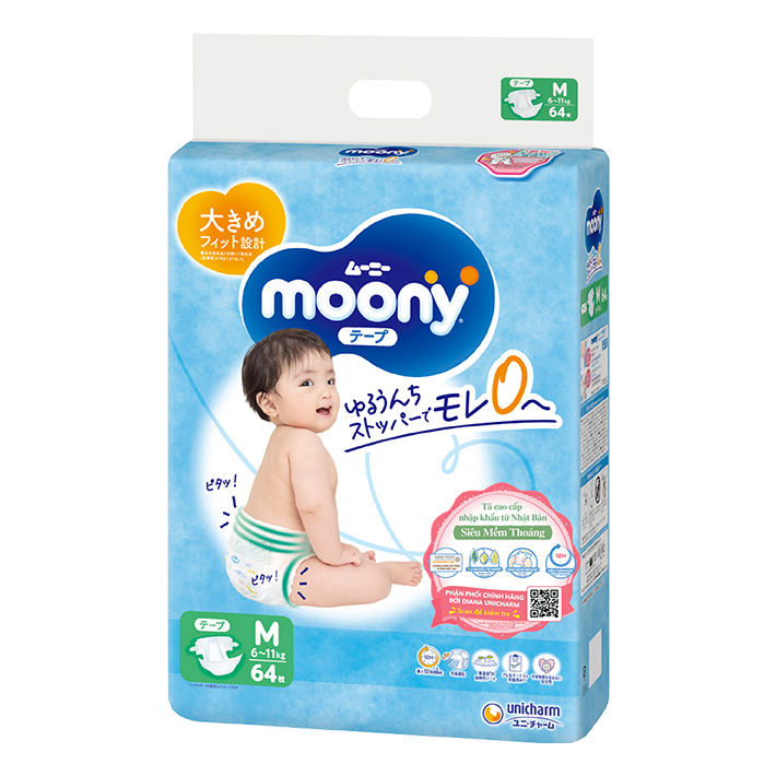 Tã Dán Moony Blue  3