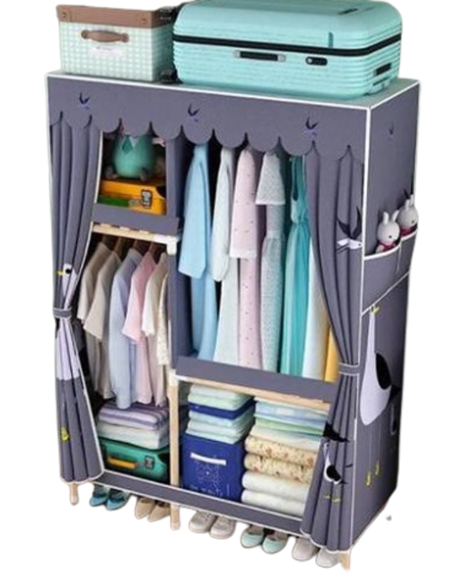 Tủ Vải Khung Gỗ 2 Buồng 1
