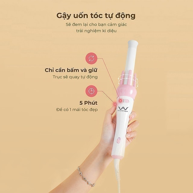 Máy Uốn Tóc Xoay Tự Động 360 2