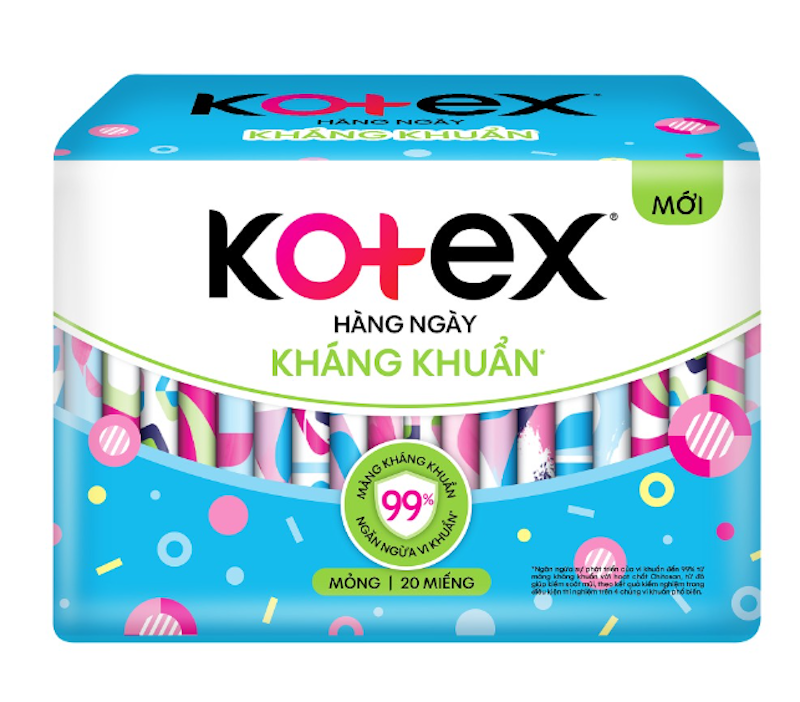 Băng Vệ Sinh Kotex Hàng Ngày Kháng Khuẩn 1